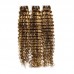 #4/27 Honey Blonde Highlight Deep Wave Virgin Human Hair Bundles